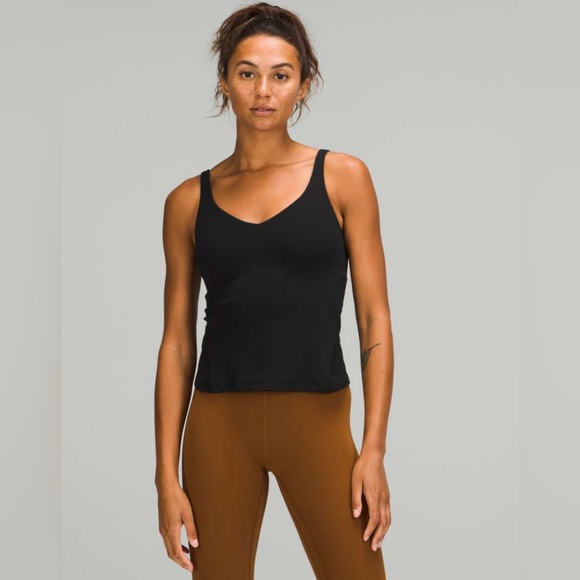 Lululemon Align Waist-Length Tank Top in Black Size 6 - Picture 1 of 3